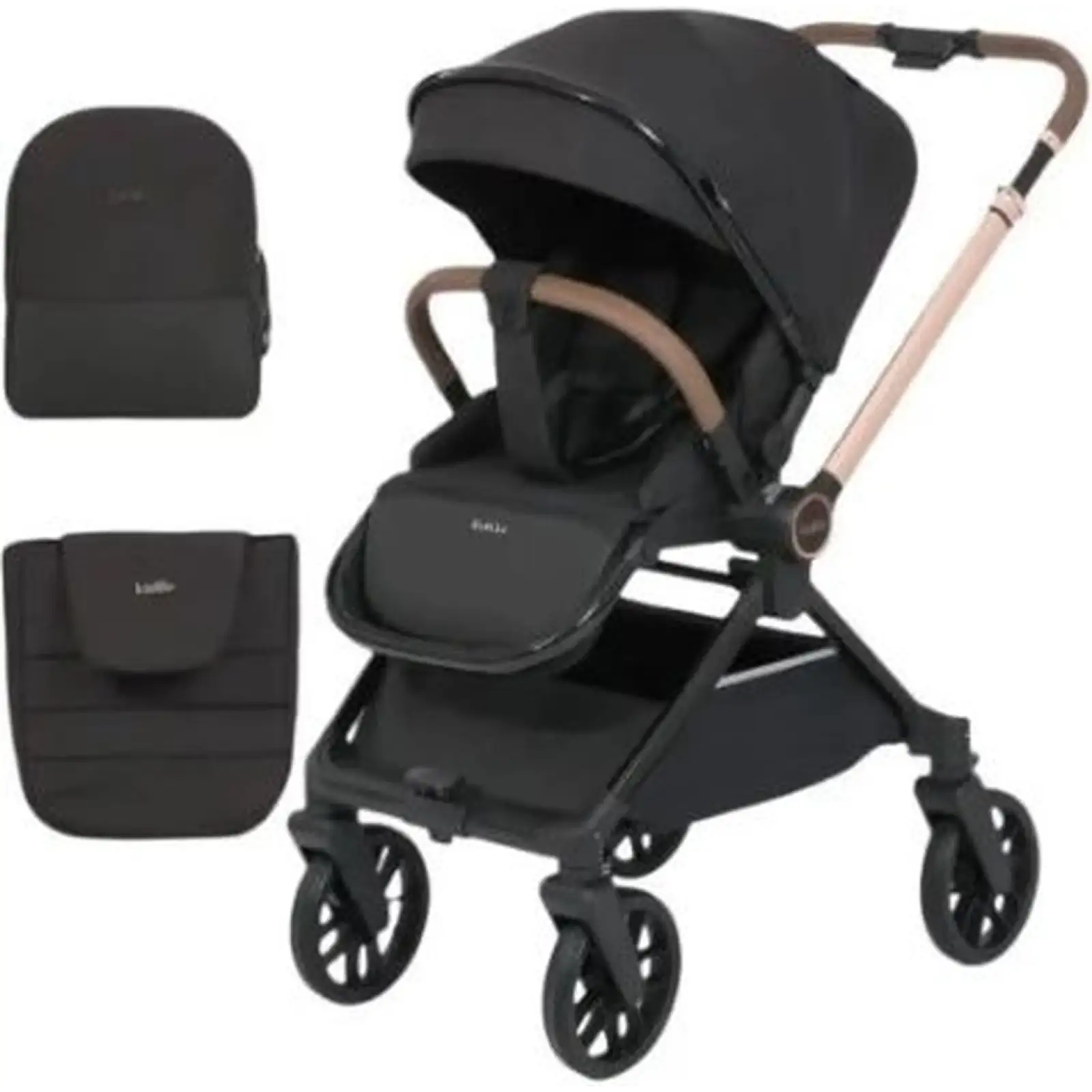 Коляска 2в1 Kidilo D900 Black