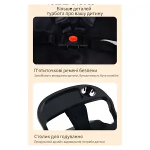 Детская коляска Haowei M676 khaki (6928270766485)