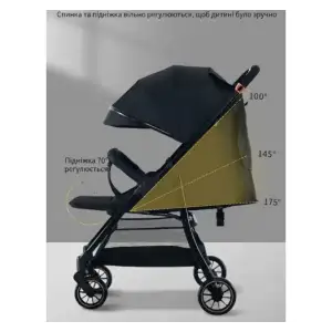 Детская коляска Haowei M676 khaki (6928270766485)