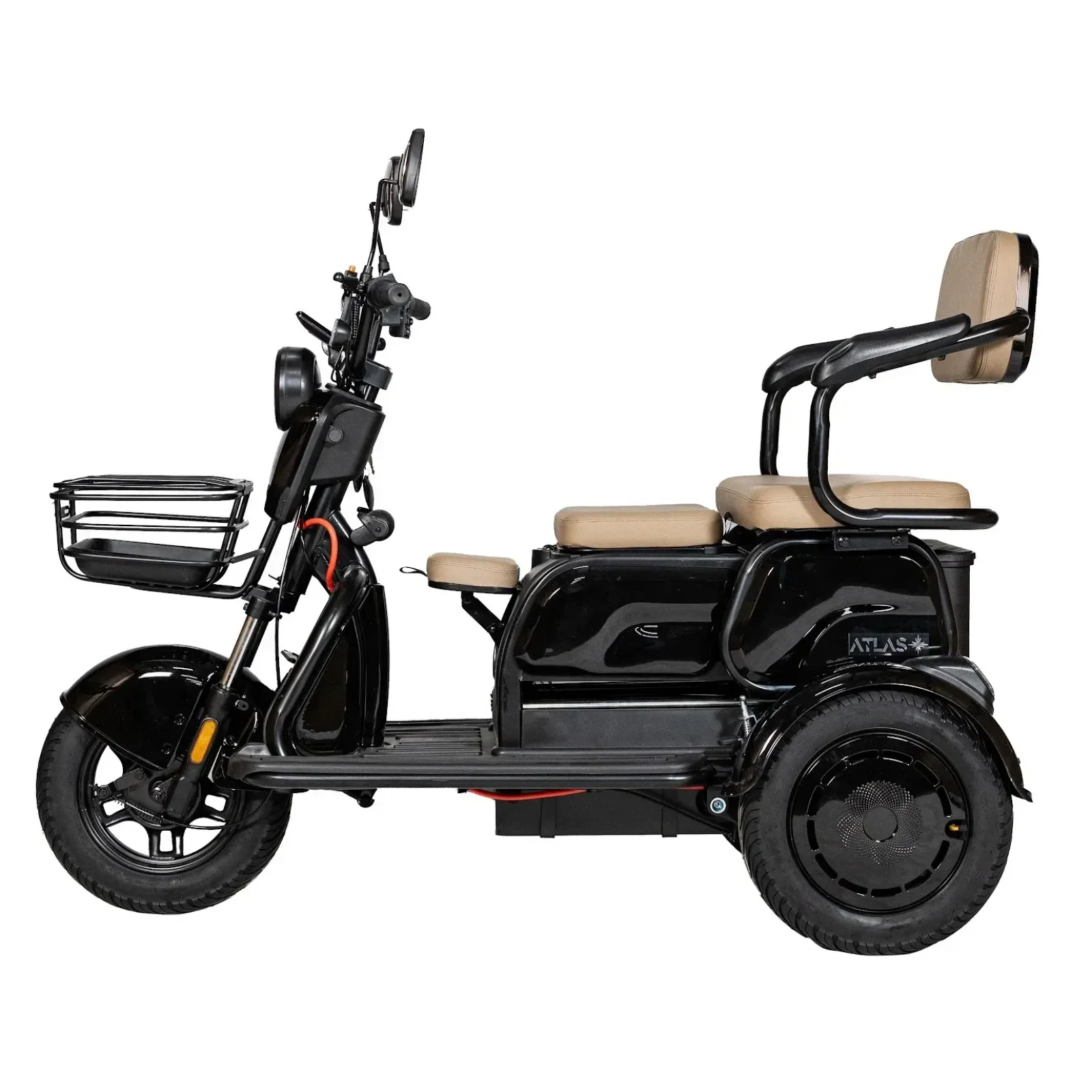 Електроскутер ATLAS Elegant Trike 800W Black