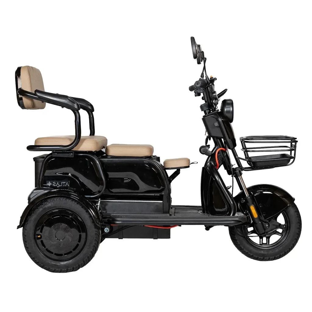 Електроскутер ATLAS Elegant Trike 800W Black