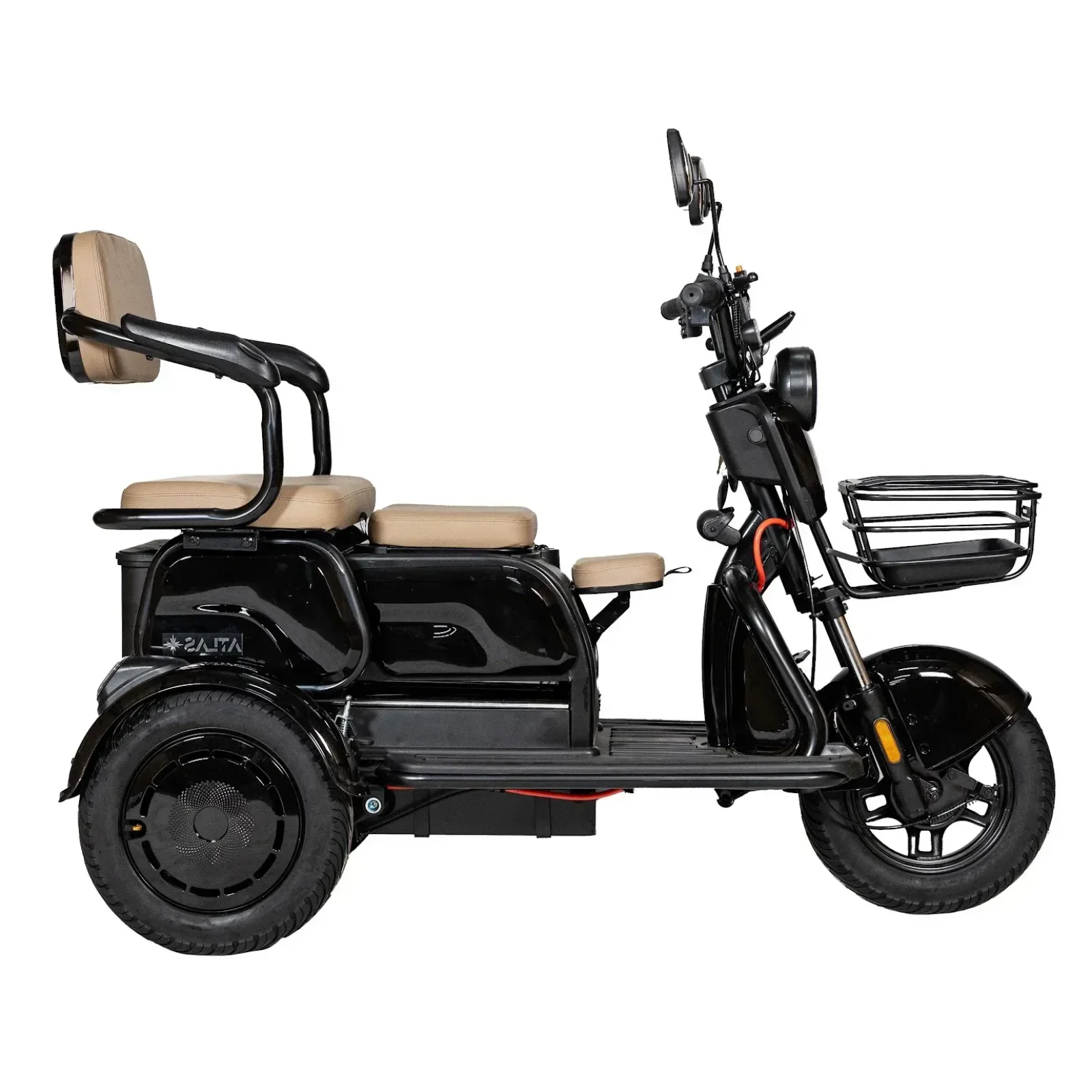 Електроскутер ATLAS Elegant Trike 800W Black