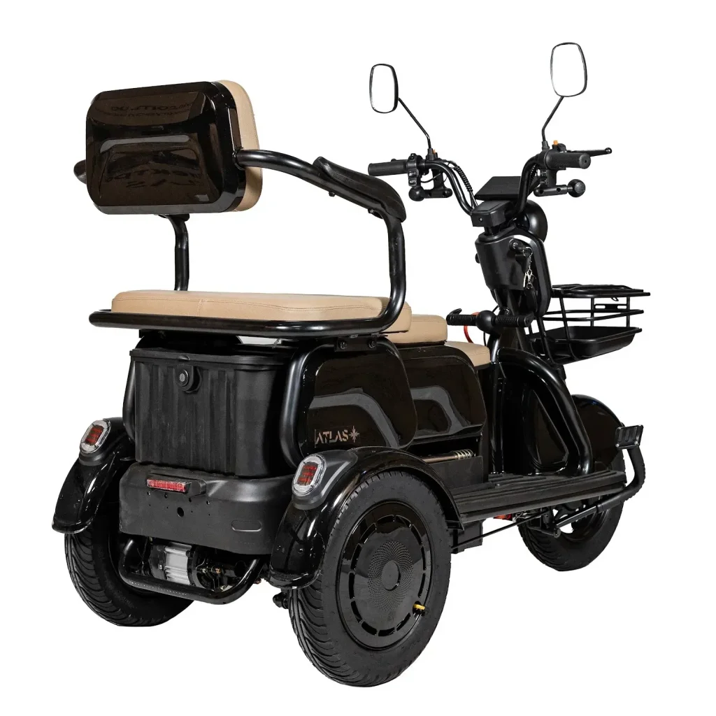 Електроскутер ATLAS Elegant Trike 800W Black
