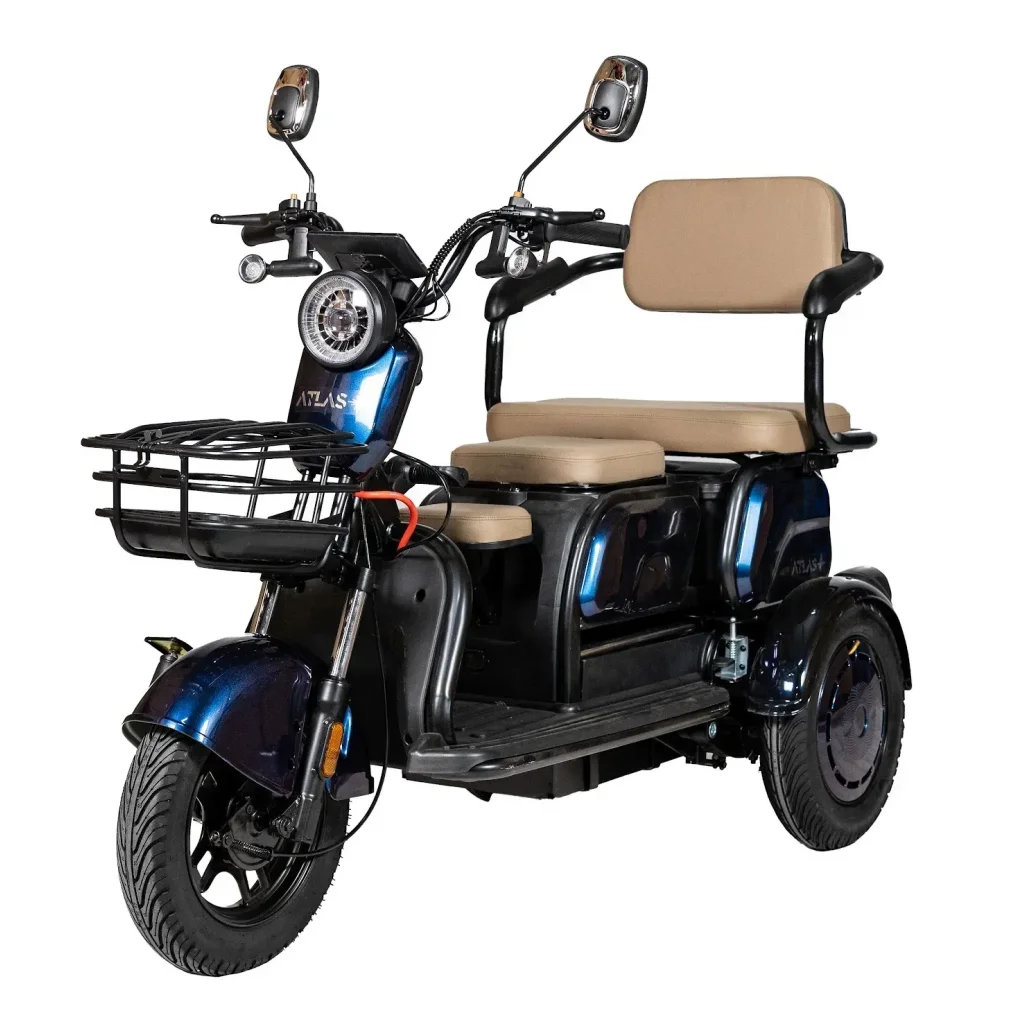 Електроскутер ATLAS Elegant Trike 800W Cyan Blue