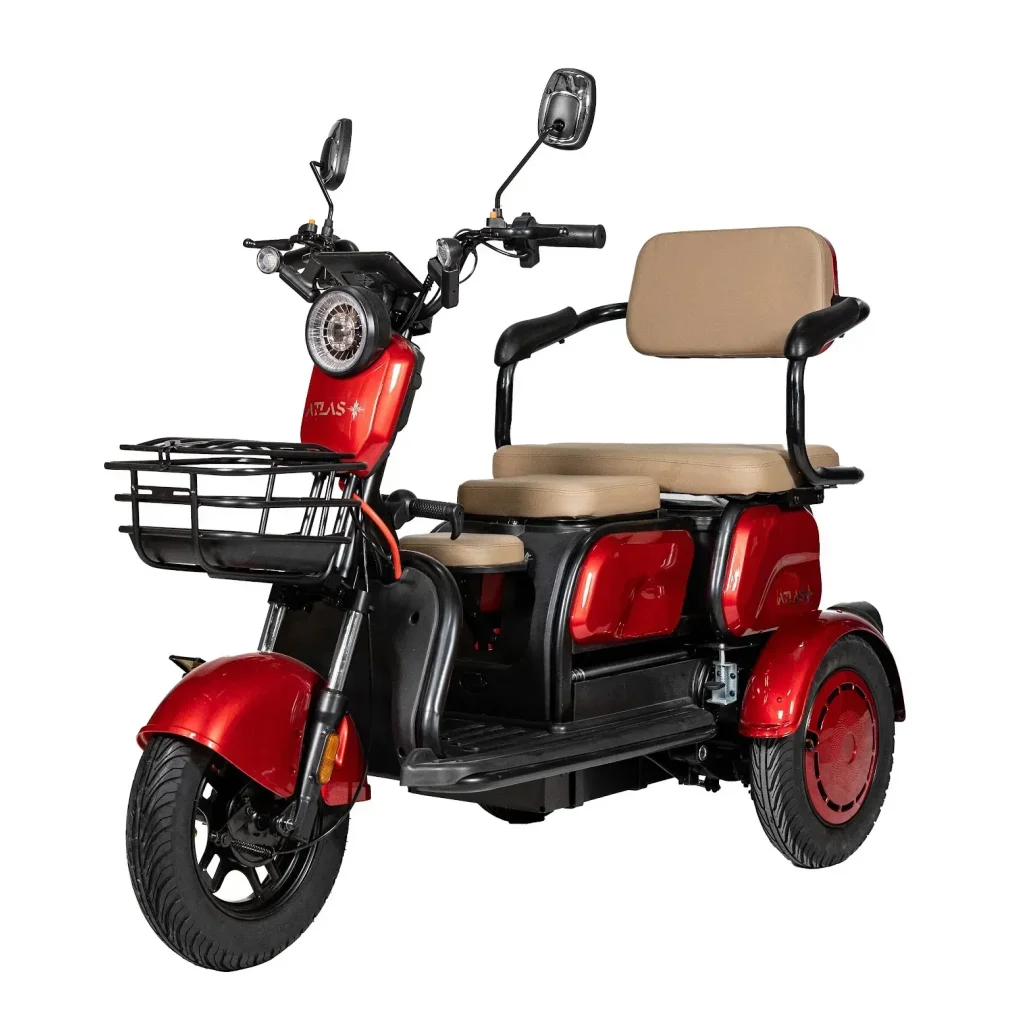 Електроскутер ATLAS Elegant Trike 800W Red