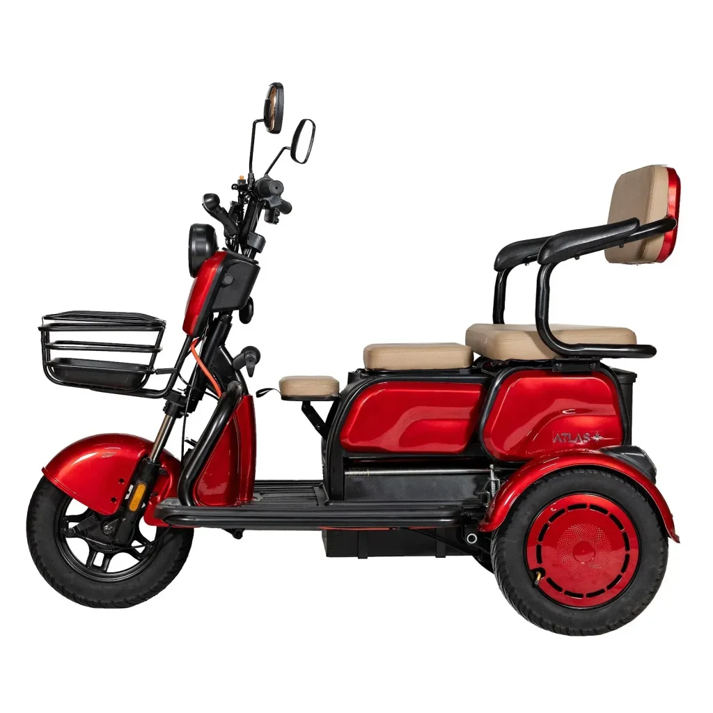Електроскутер ATLAS Elegant Trike 800W Red
