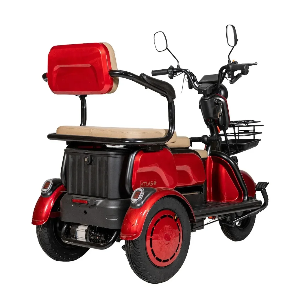 Електроскутер ATLAS Elegant Trike 800W Red