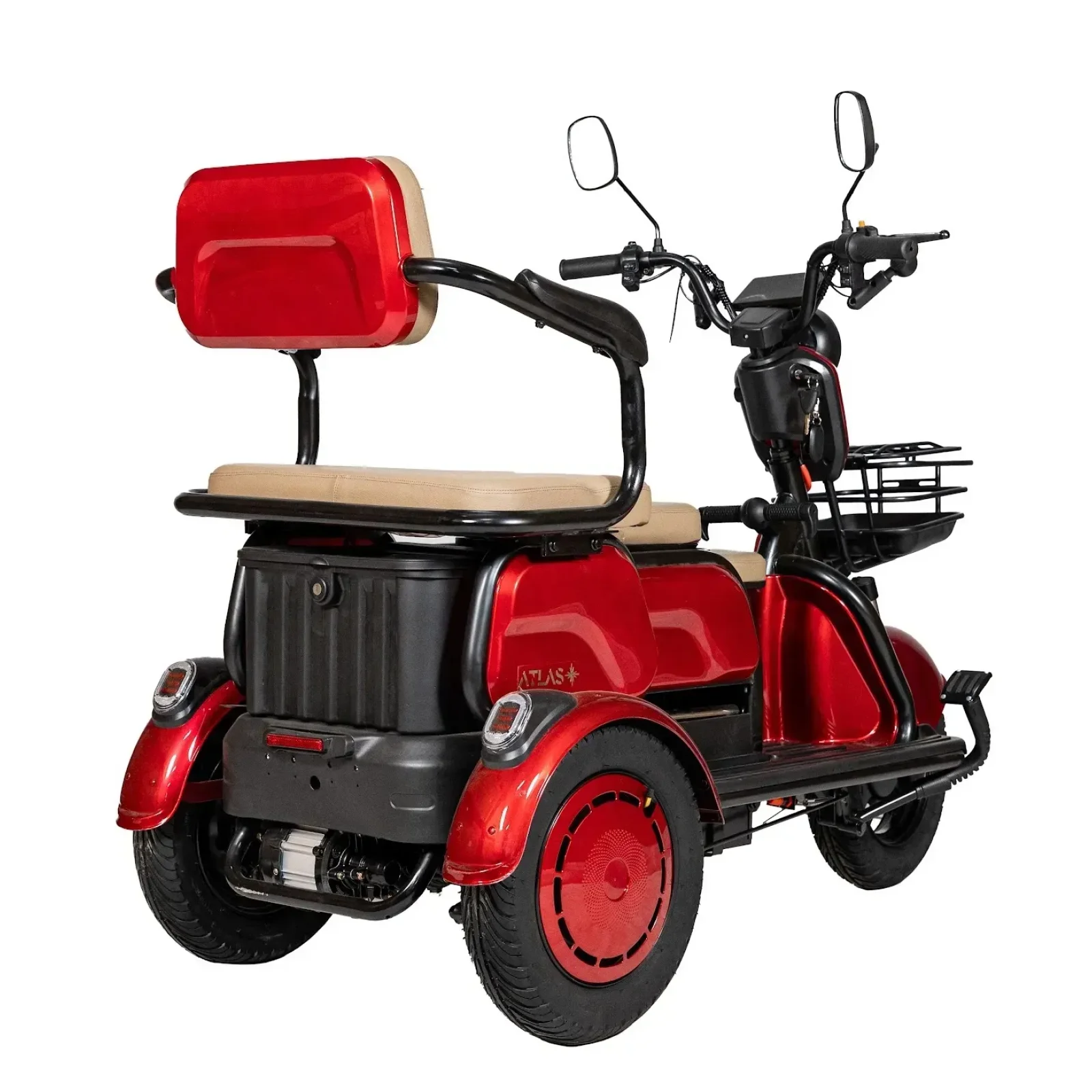 Електроскутер ATLAS Elegant Trike 800W Red