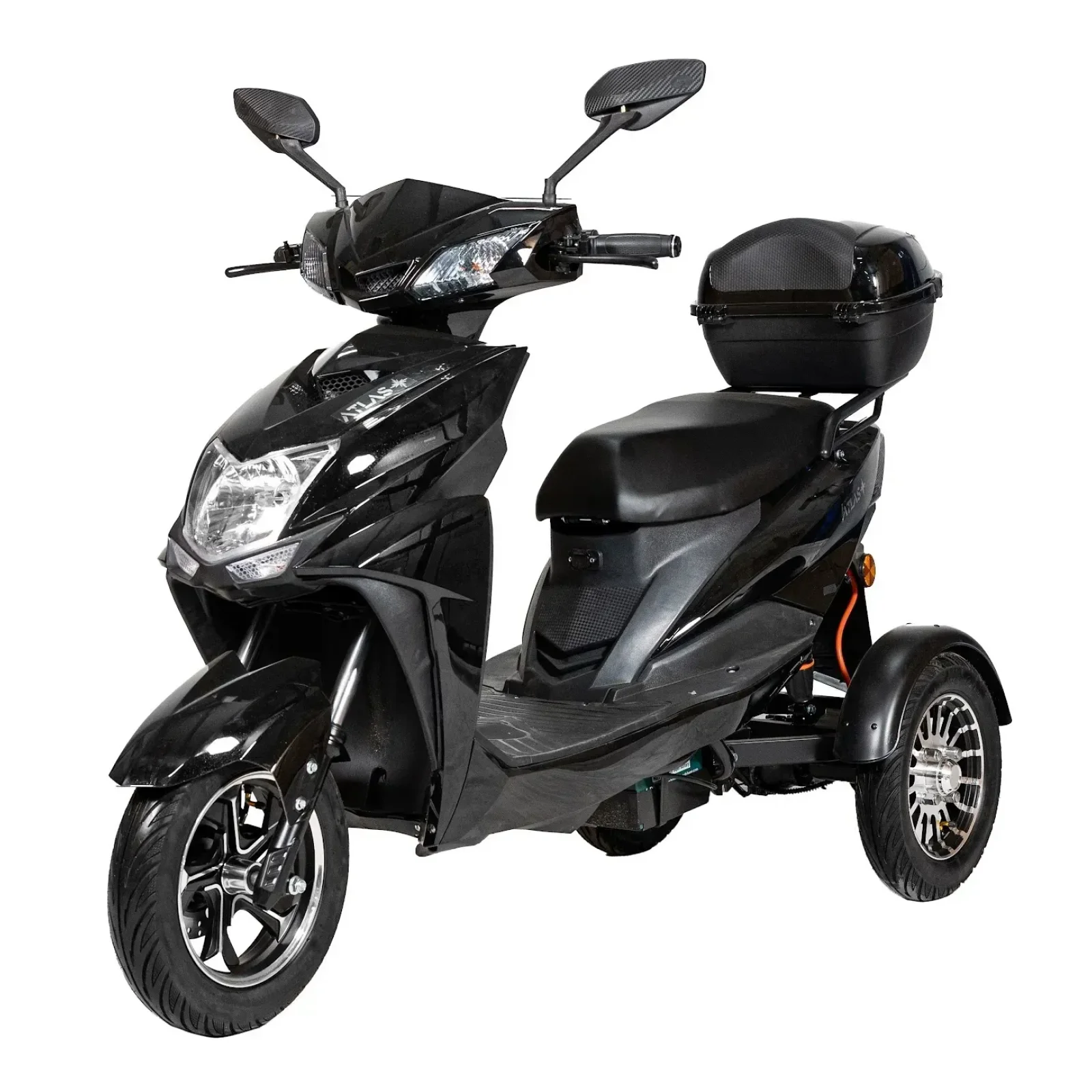 Електроскутер ATLAS Falcon Trike Box 1500W Black