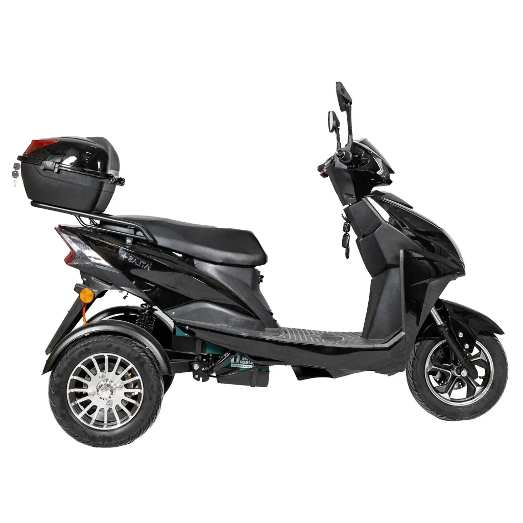 Електроскутер ATLAS Falcon Trike Box 1500W Black