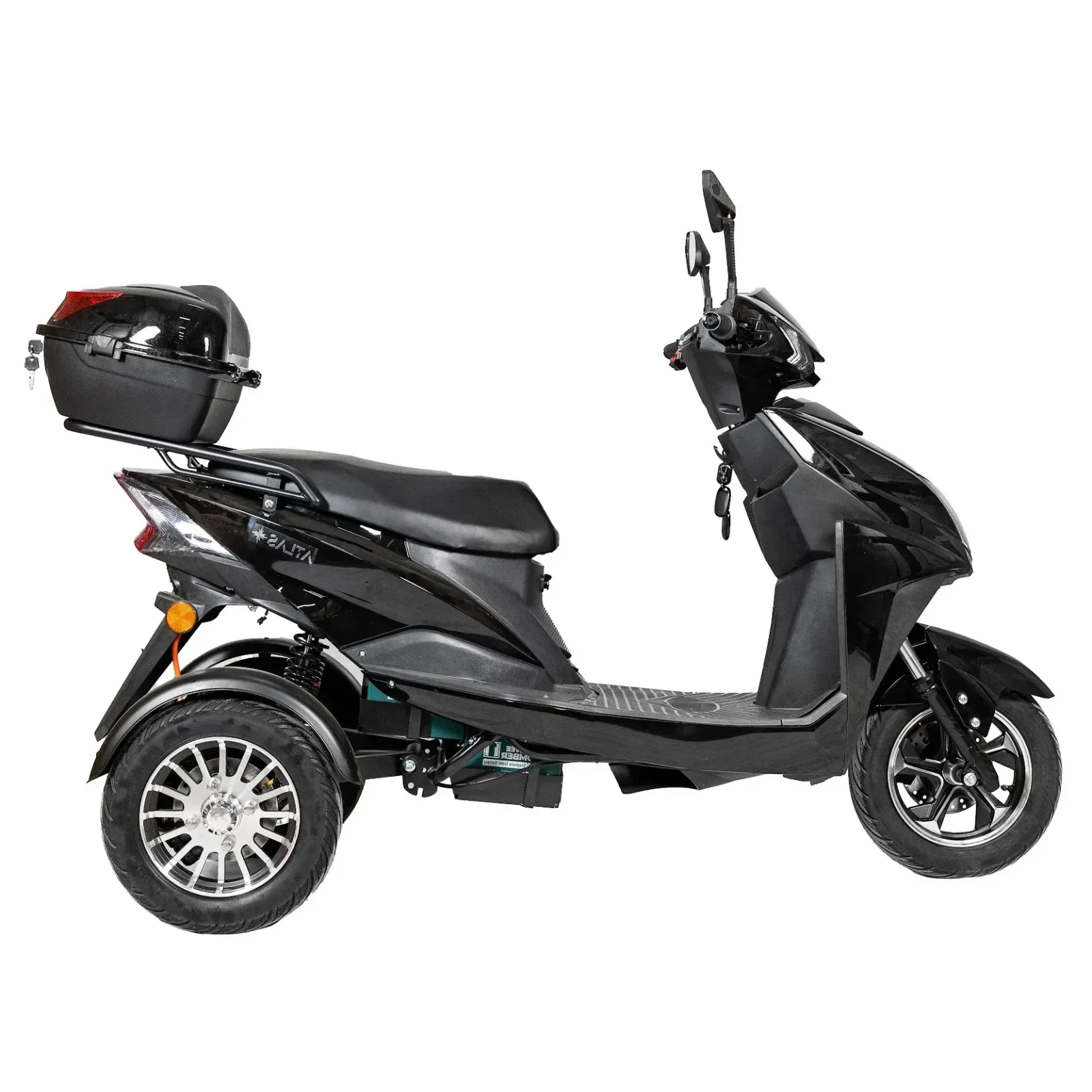 Електроскутер ATLAS Falcon Trike Box 1500W Black