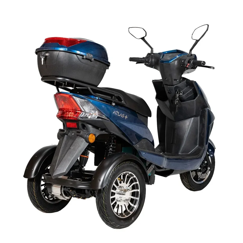 Електроскутер ATLAS Falcon Trike Box 1500W Cyan Blue
