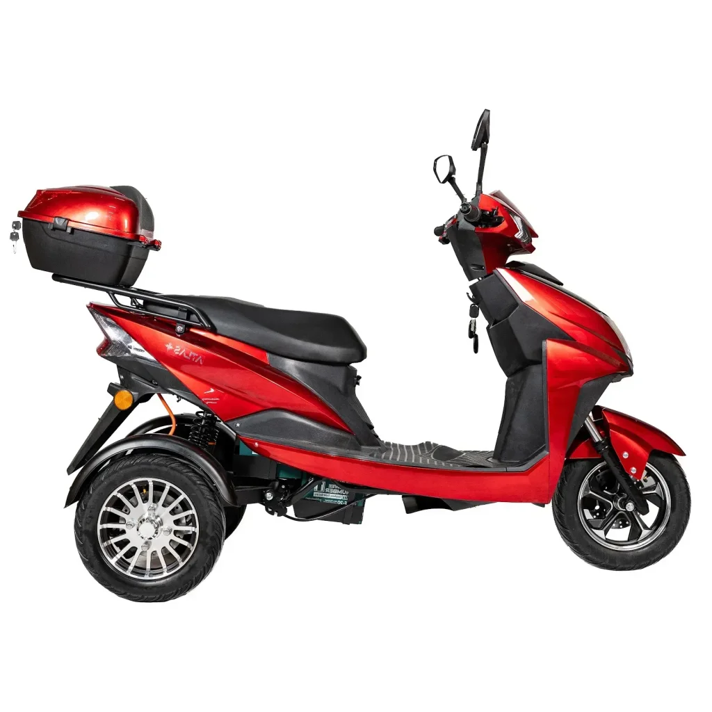 Електроскутер ATLAS Falcon Trike Box 1500W Red