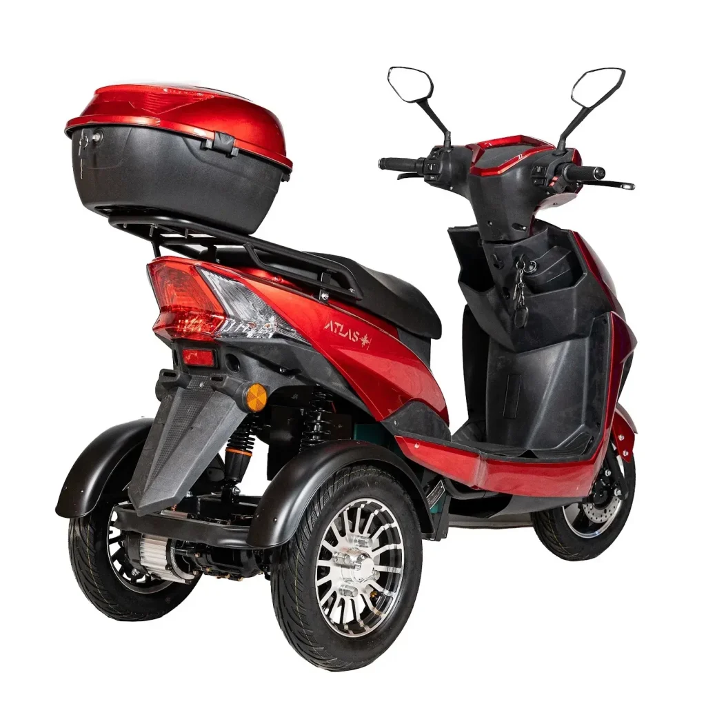 Електроскутер ATLAS Falcon Trike Box 1500W Red