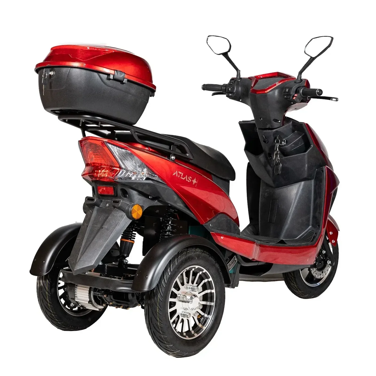 Електроскутер ATLAS Falcon Trike Box 1500W Red