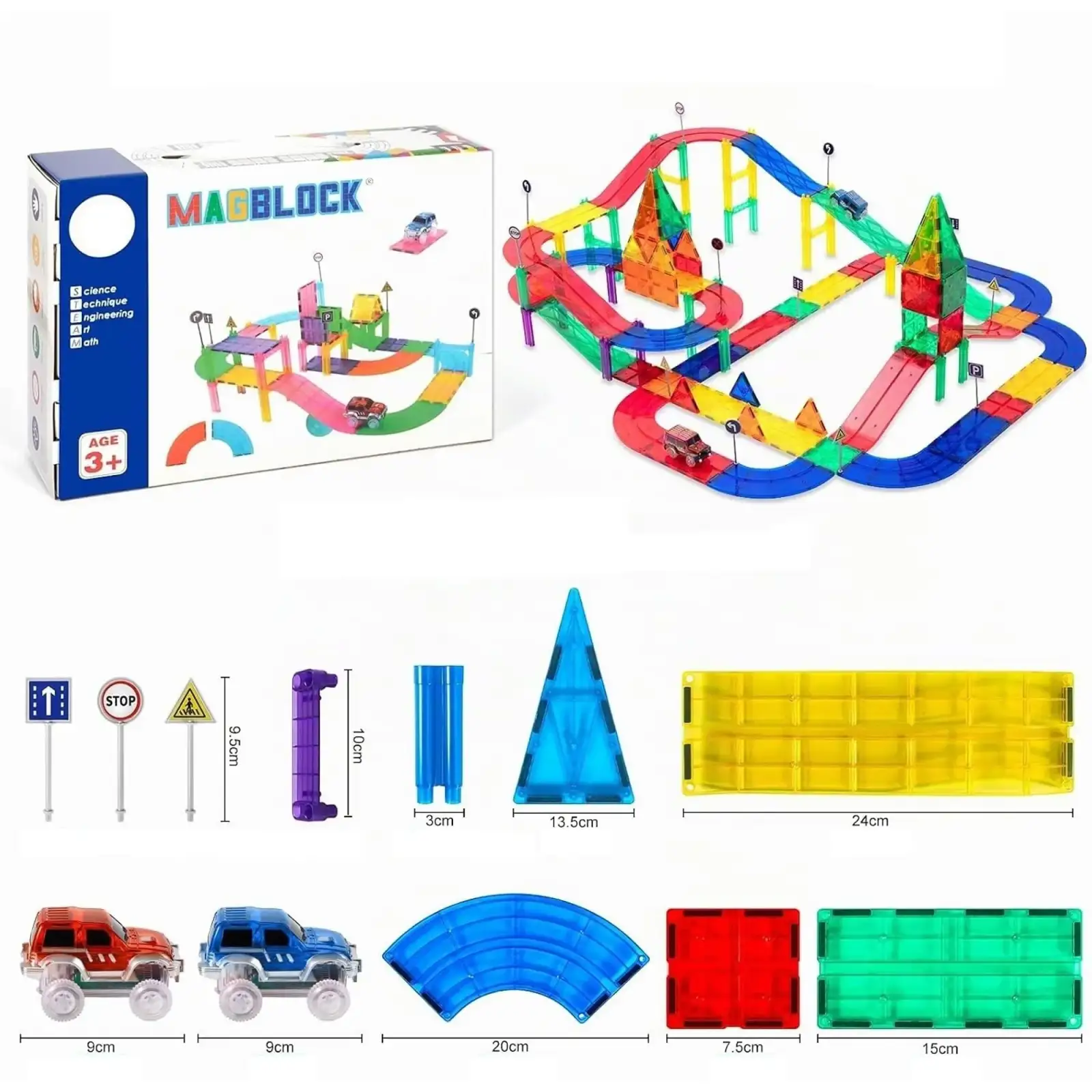 Конструктор Smart Baby CarRace Track GM-MRCS123 65р (001012831095)