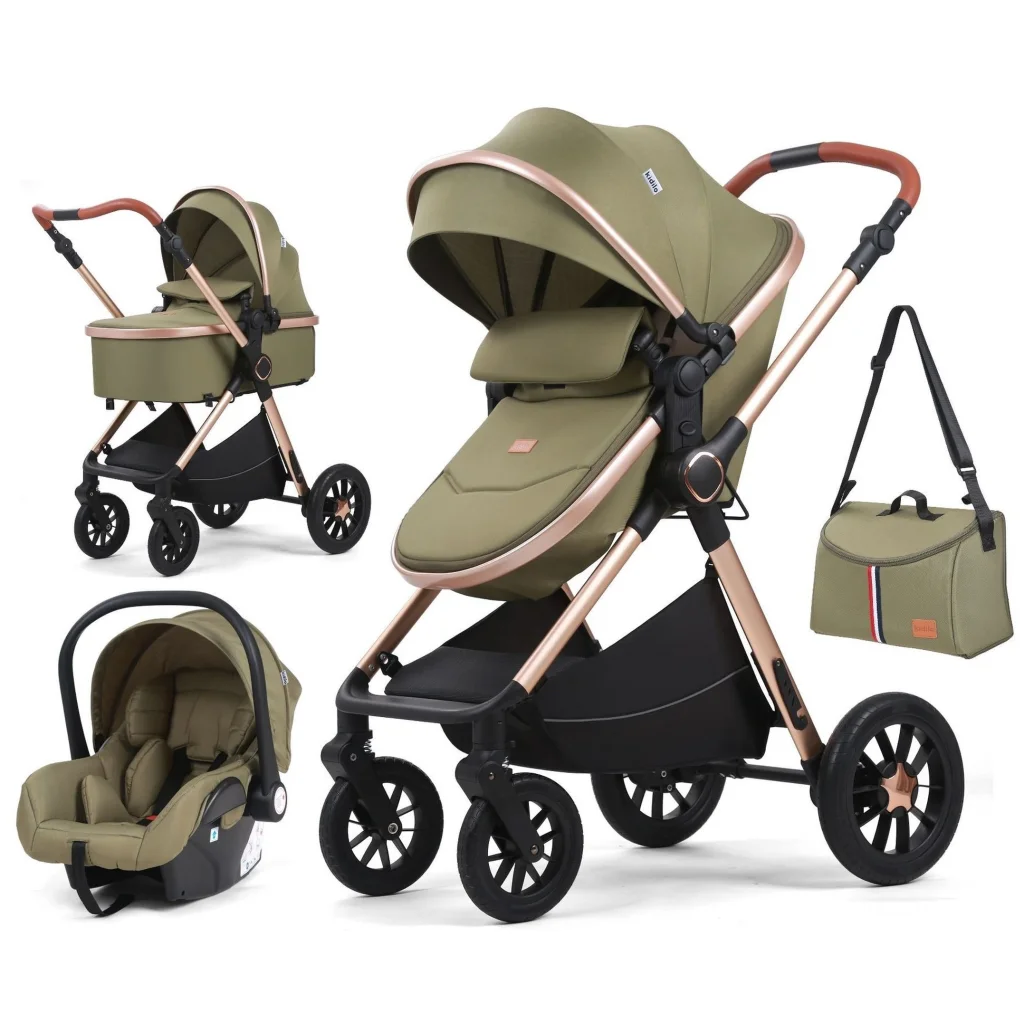 Коляска 3в1 Kidilo H2D Green