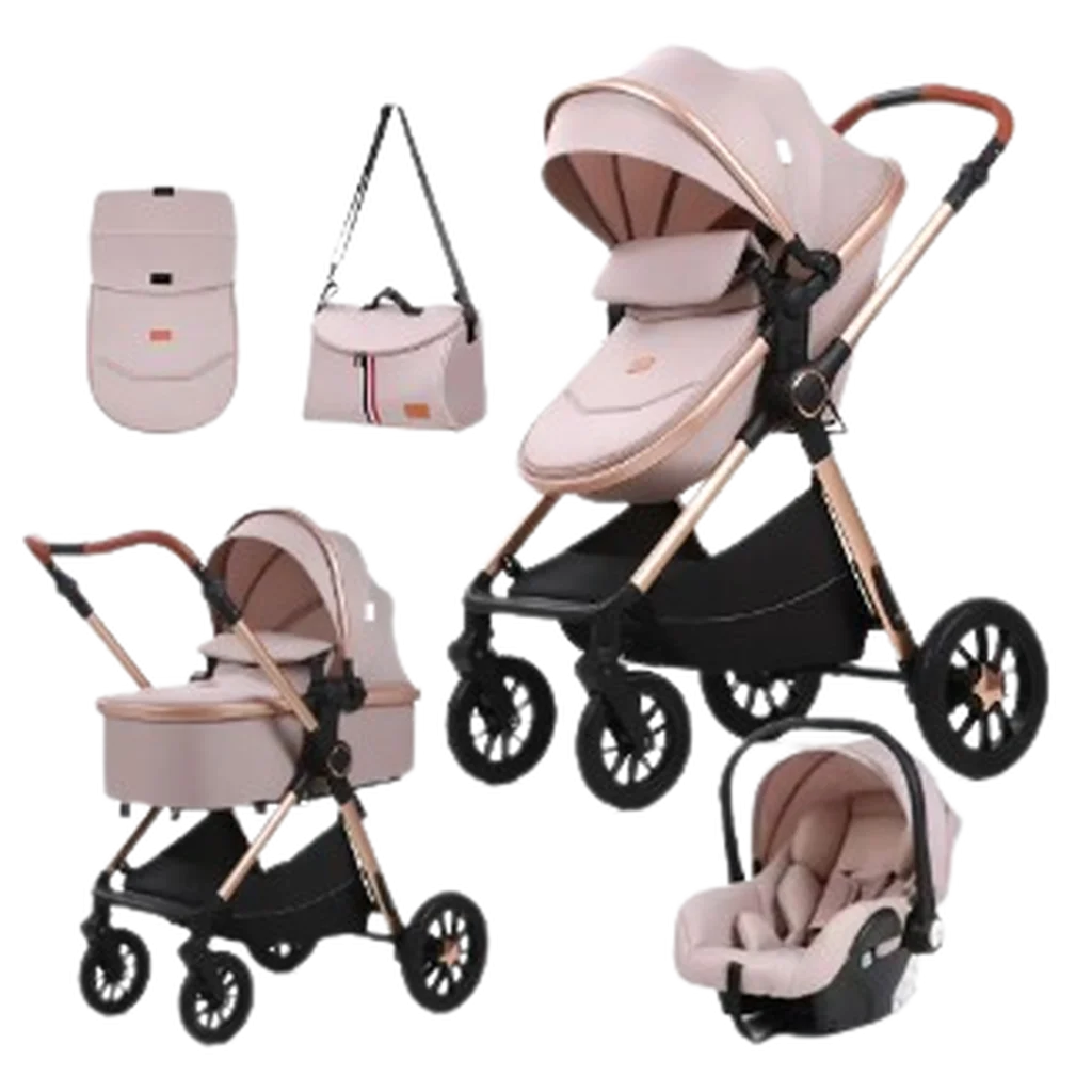 Коляска 3в1 Kidilo H2D Khaki Beige