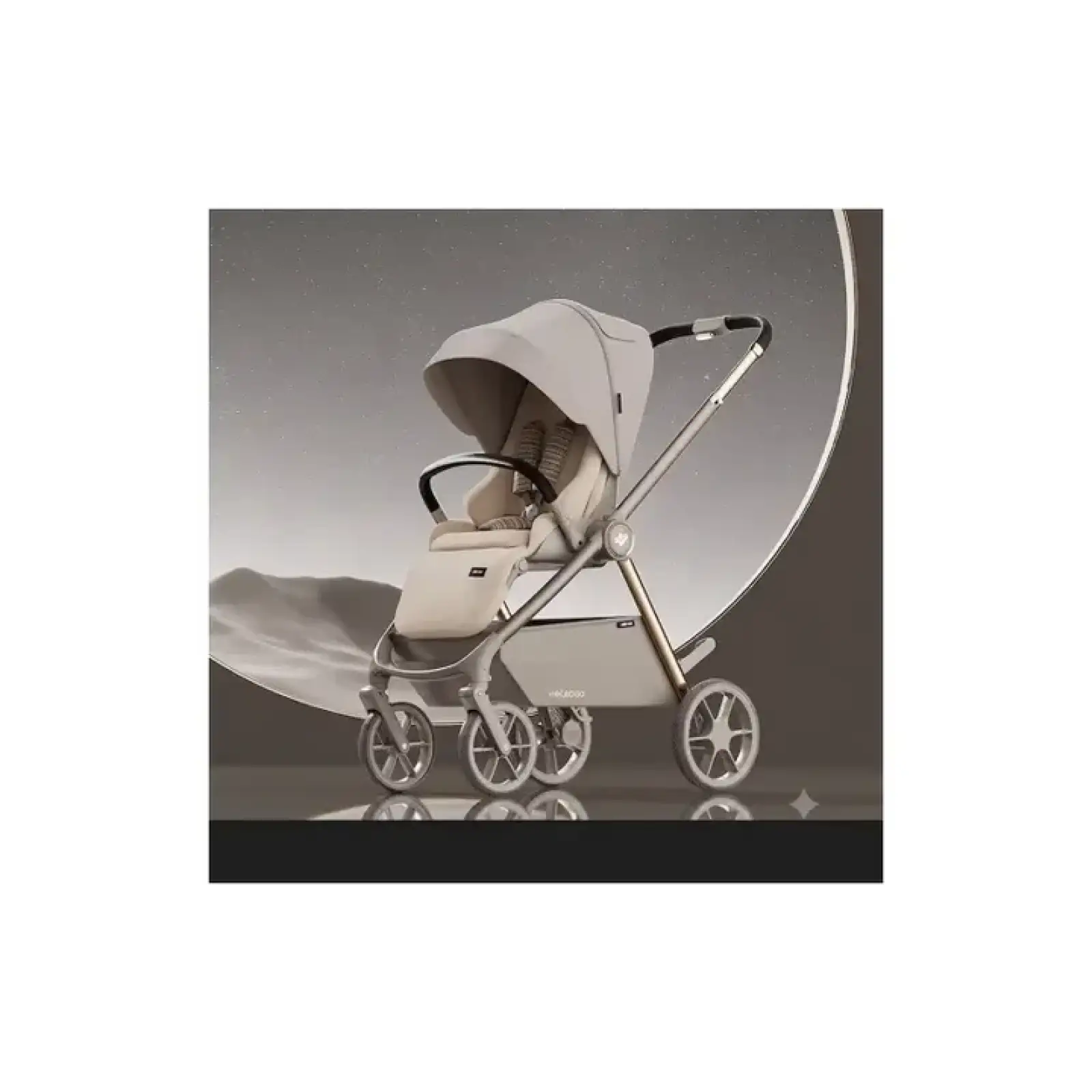 Коляска 2в1 Kidilo Haolaifu H3 Grey (6928270766416)