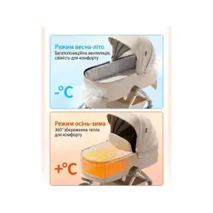 Коляска 2в1 Kidilo Haolaifu H3 Grey (6928270766416)