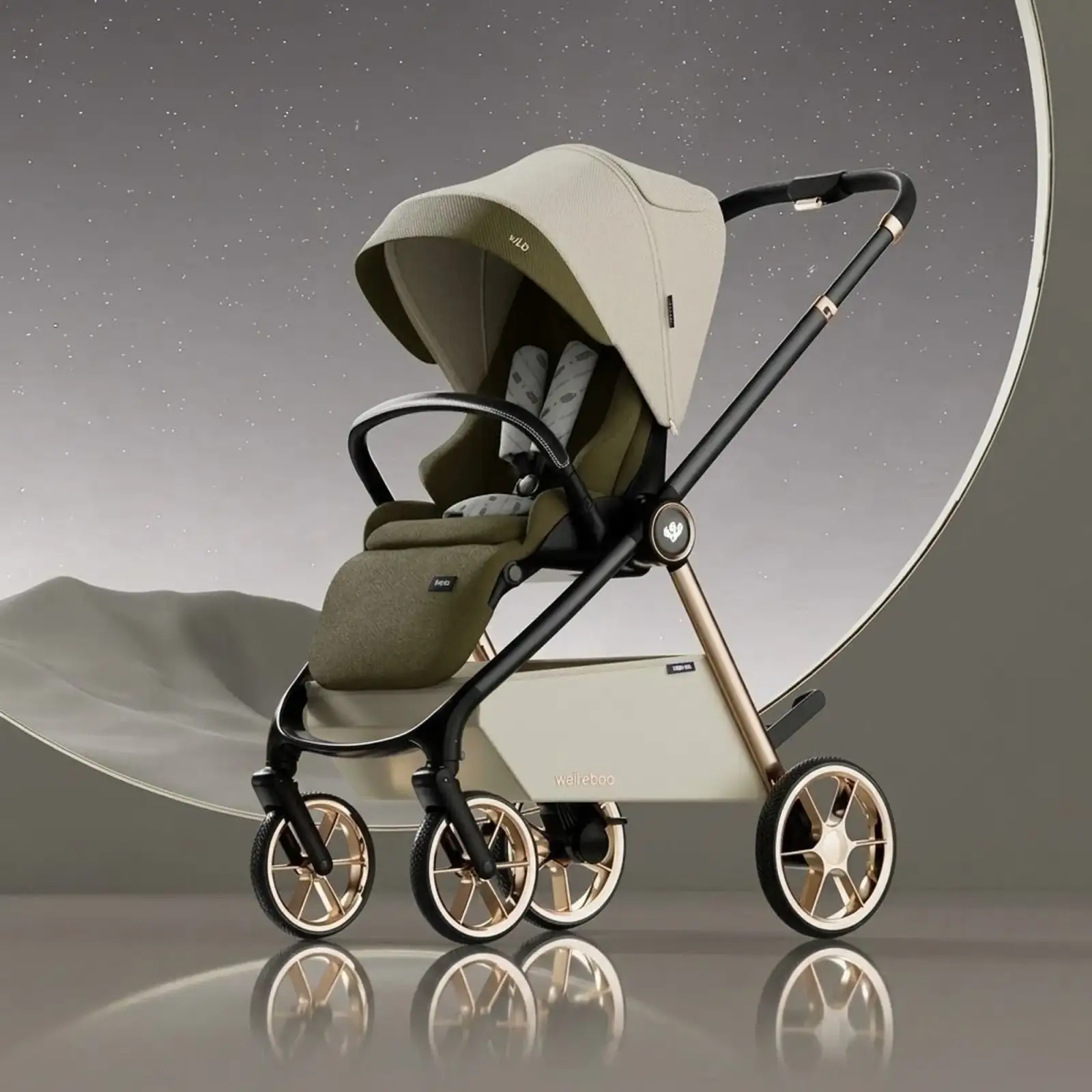 Коляска 2в1 Kidilo Haolaifu H3 Khahi (6928270766423)