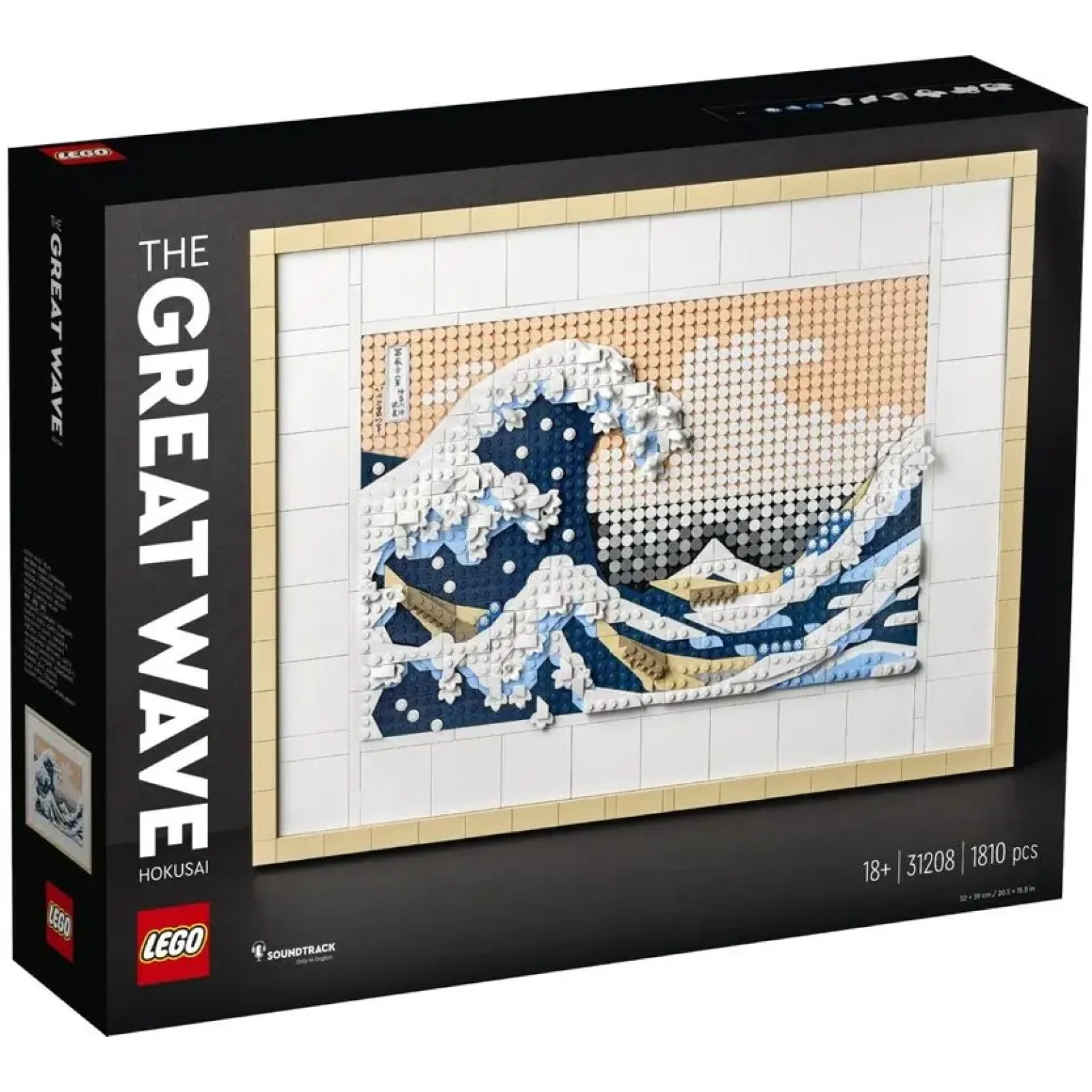 Конструктор LEGO ART Хокусай, Велика хвиля (31208)