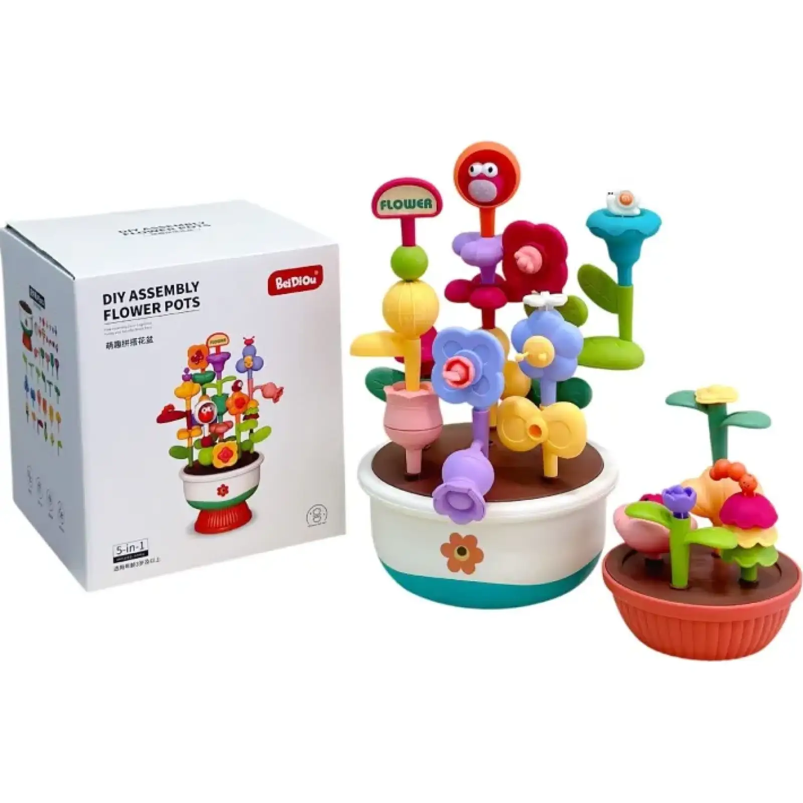Детский конструктор Smart Baby Цветы (6928270764573)