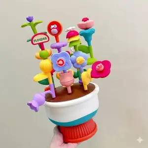Детский конструктор Smart Baby Цветы (6928270764573)