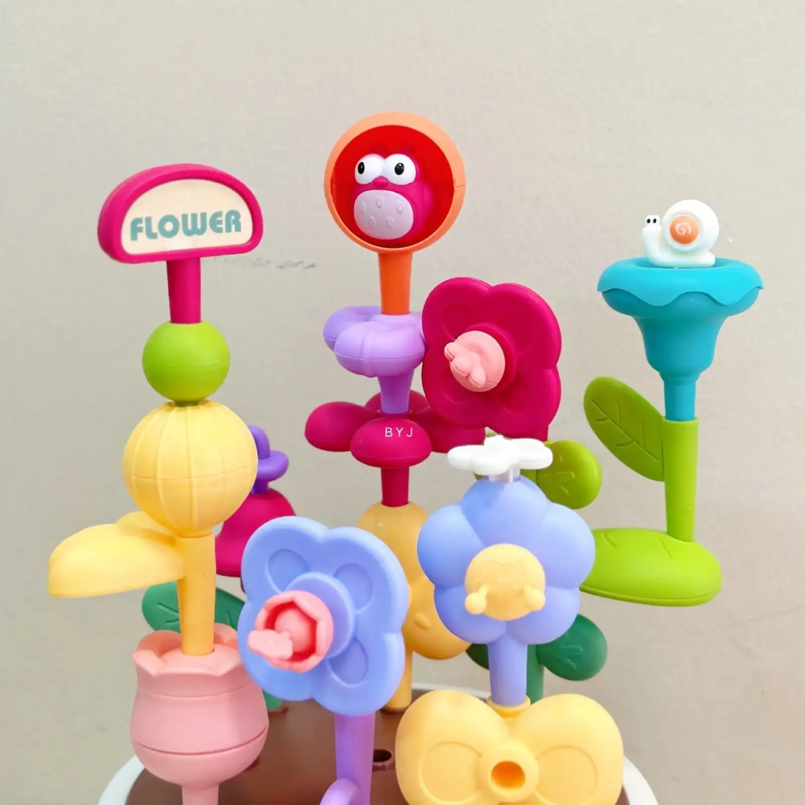 Детский конструктор Smart Baby Цветы (6928270764573)