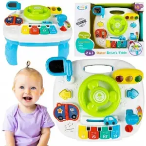 Детский игровой центр с рулем Smart Baby (6928270764658)