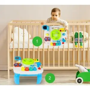 Дитячий ігровий центр з кермом Smart Baby (6928270764658)
