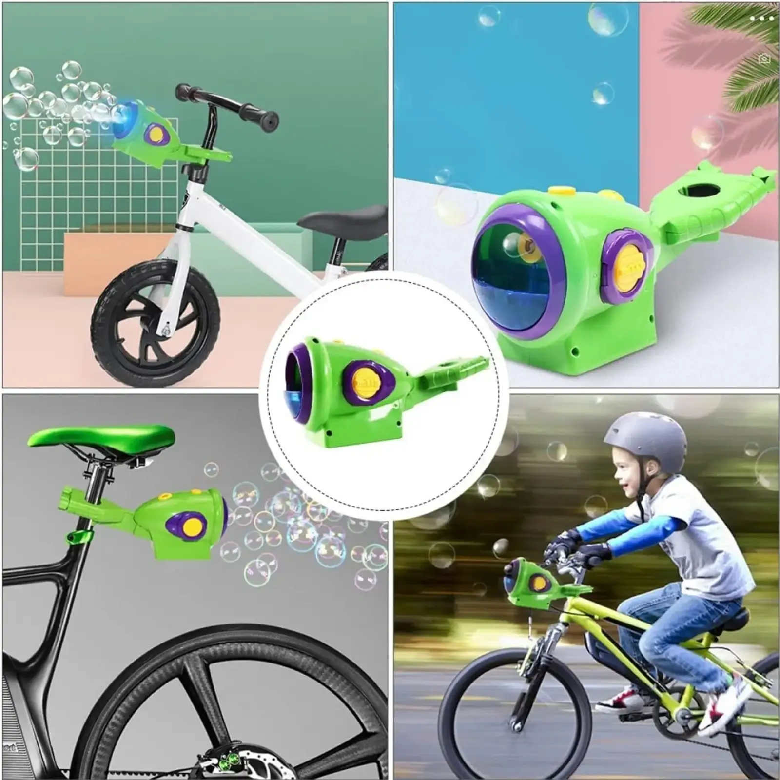 Электрические мыльные пузыри Smart Baby Green (6928270764702)