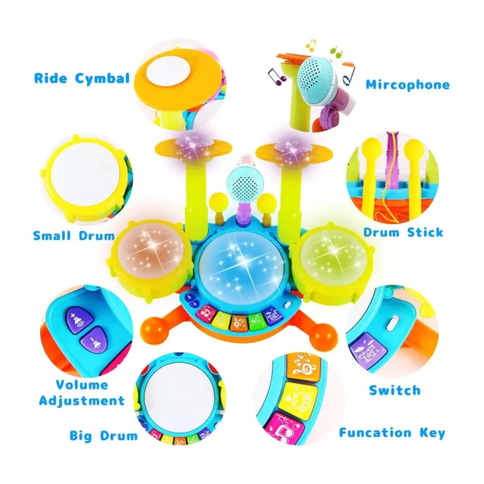 Детский барабан Smart Baby (6928270764726)