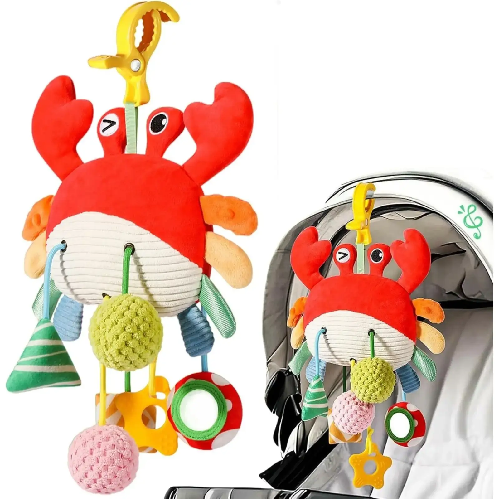 Дитяча іграшка-підвіска SmartBaby Крабик (6928270764764)