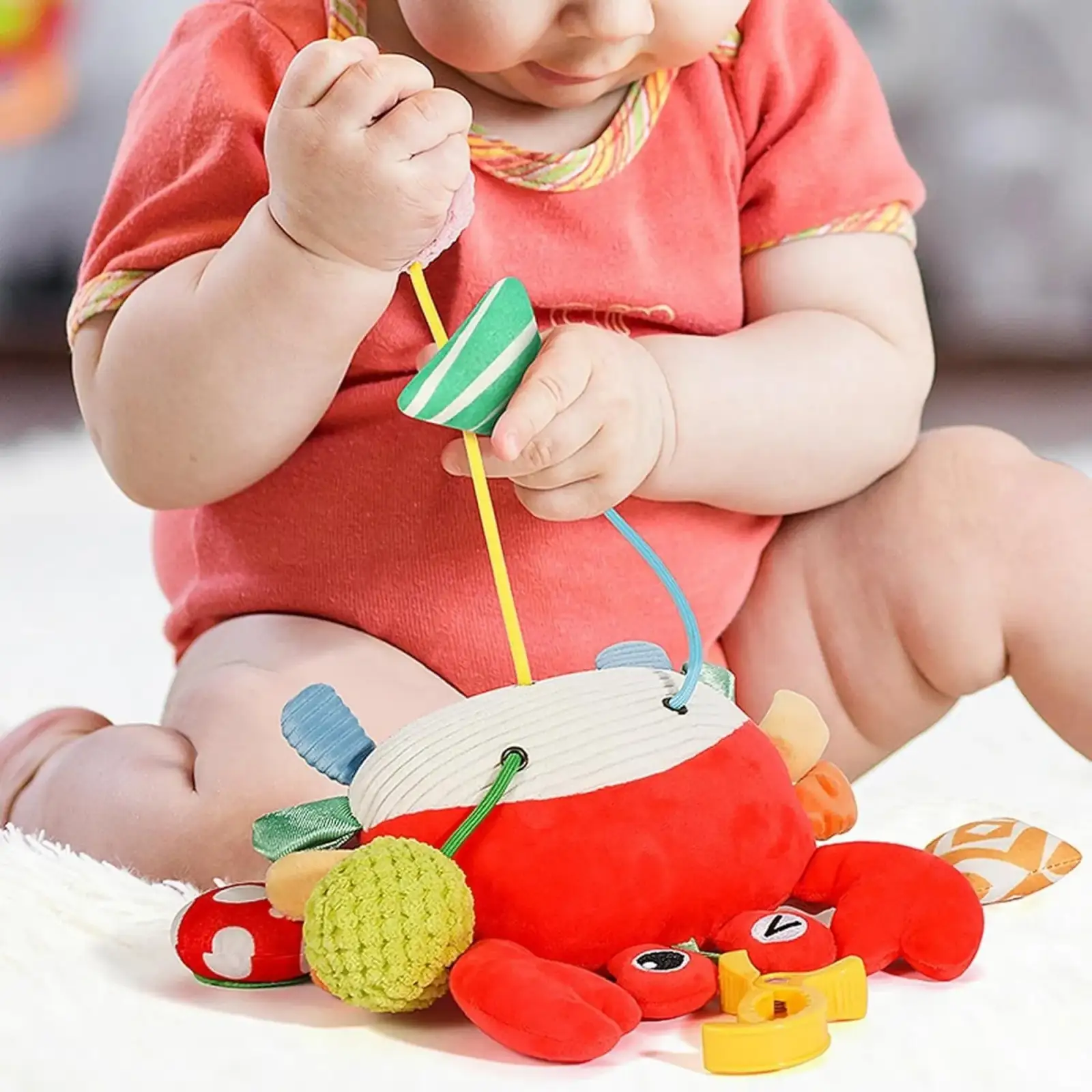 Дитяча іграшка-підвіска SmartBaby Крабик (6928270764764)