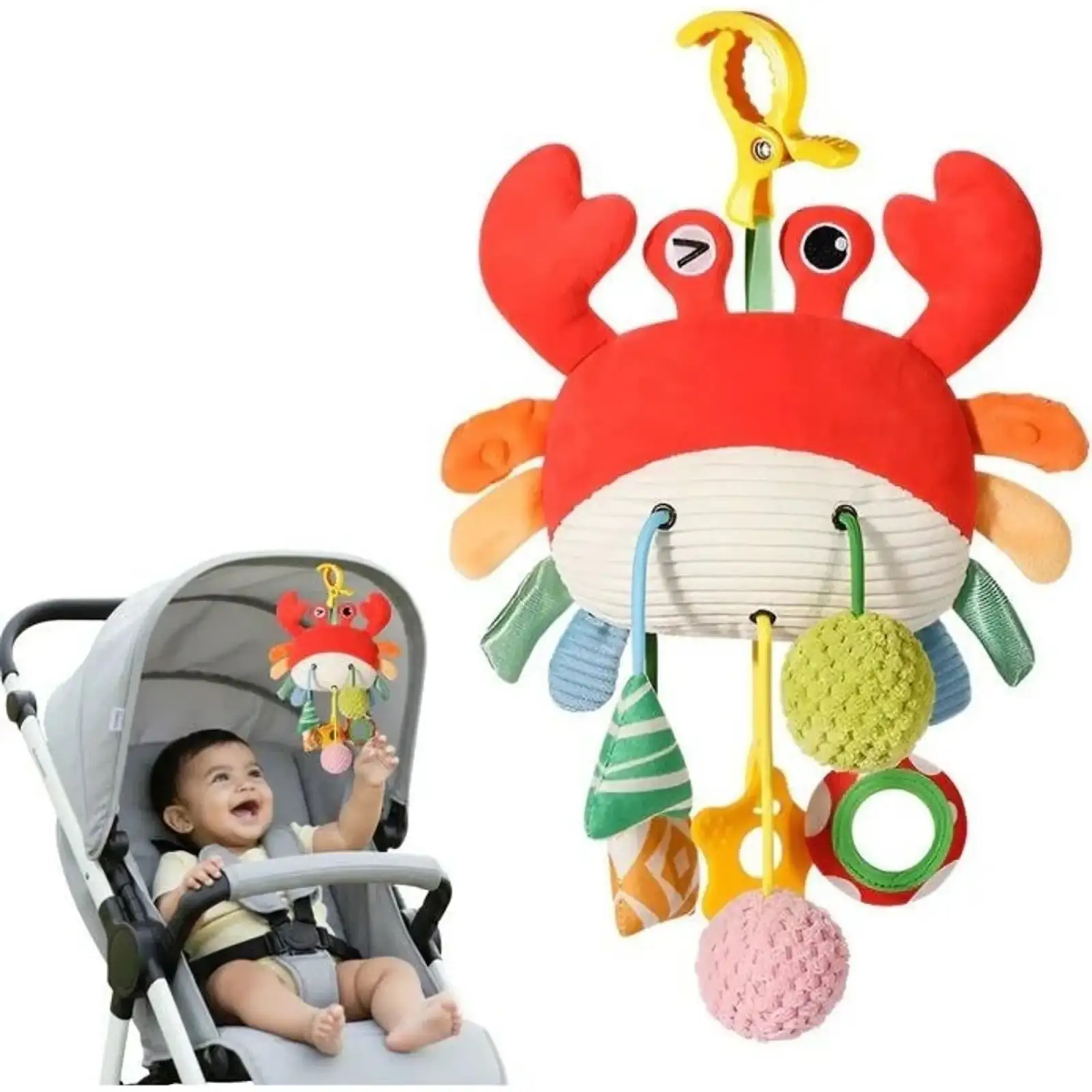 Дитяча іграшка-підвіска SmartBaby Крабик (6928270764764)