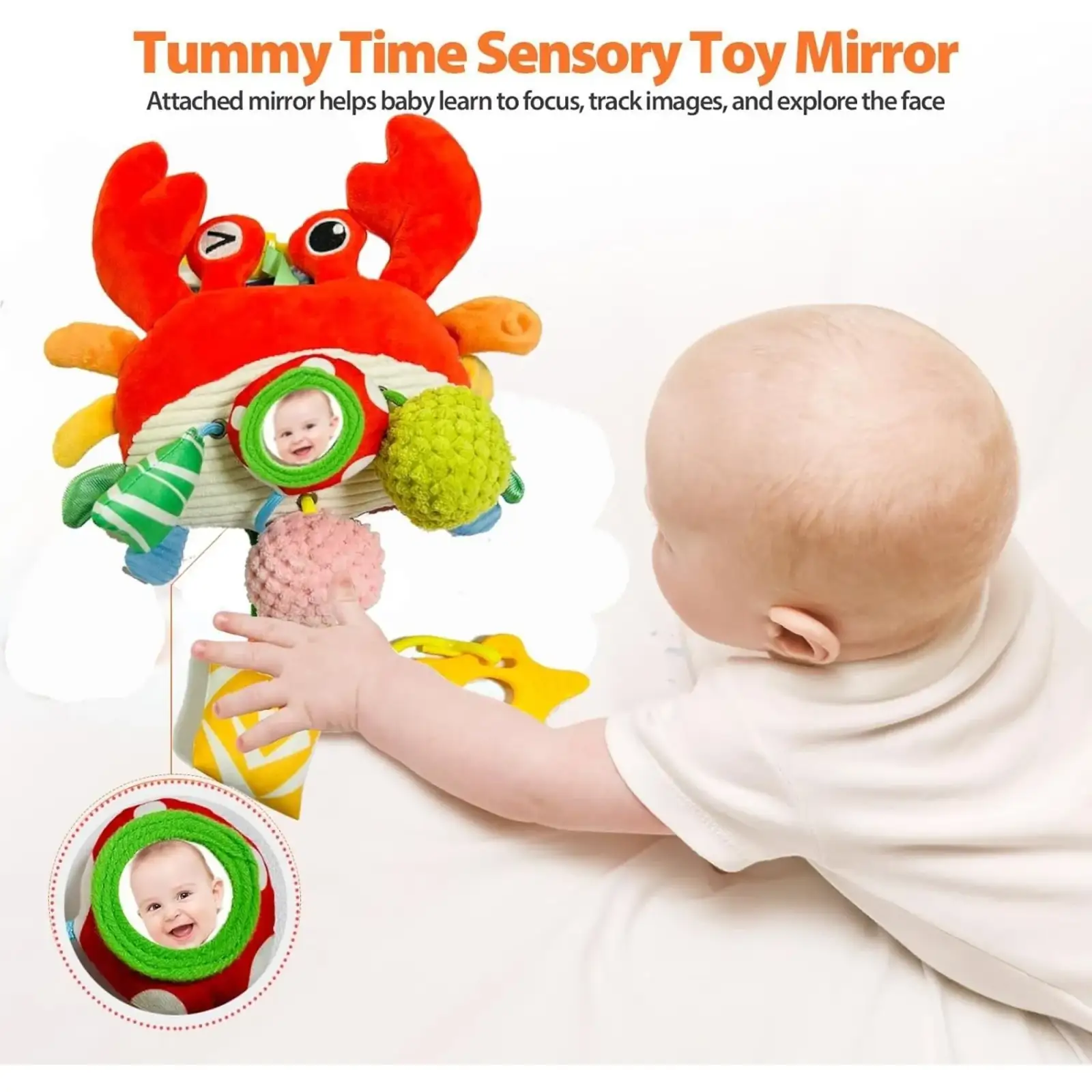 Дитяча іграшка-підвіска SmartBaby Крабик (6928270764764)