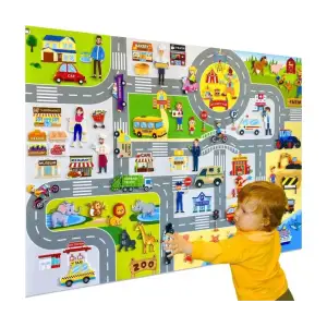Фетровый набор Smart Baby Дорога с фигурками (6928270764566)