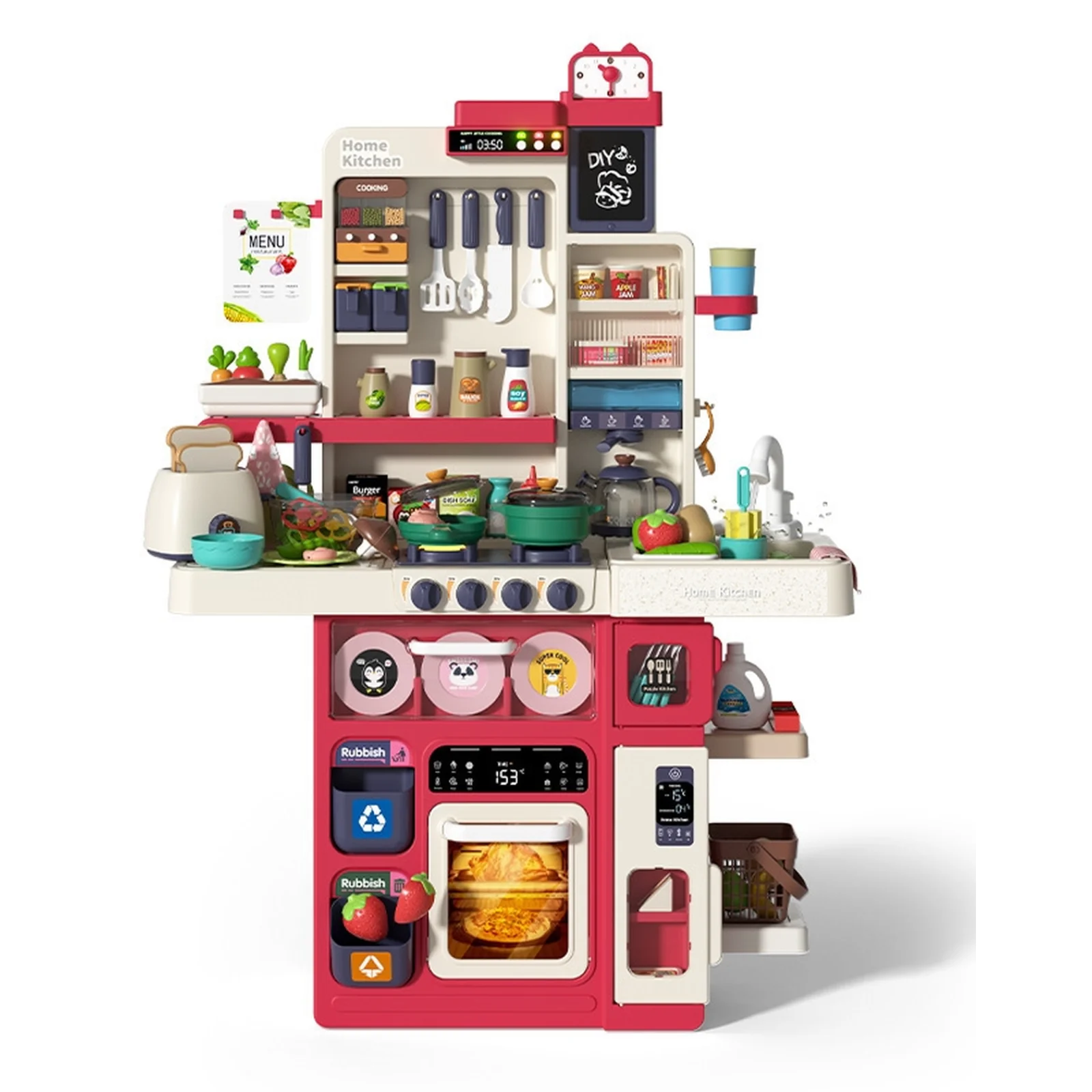 Детская большая игровая кухня Bambi 100 см (WYD-624) Pink