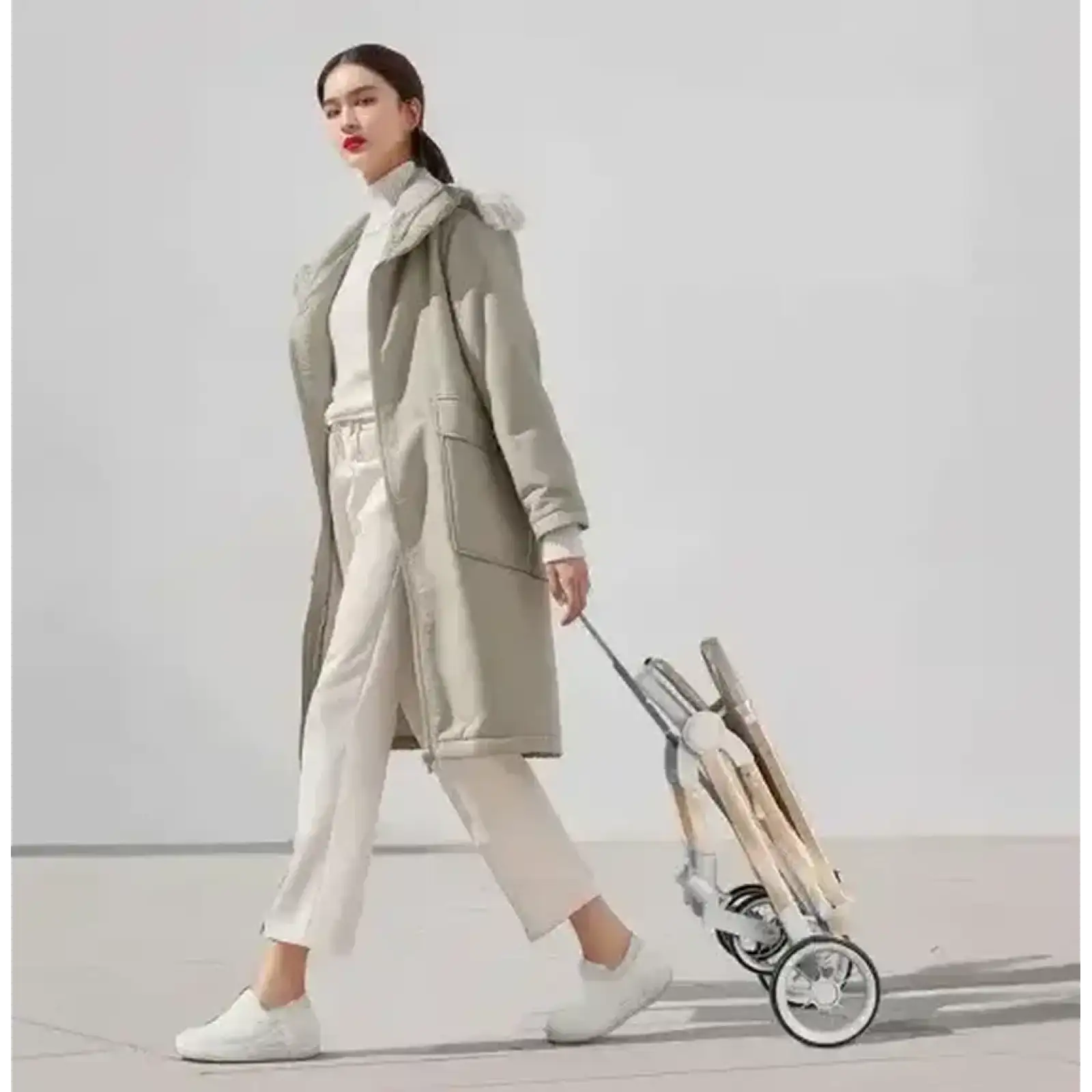 Прогулянкова коляска Kidilo X5E-C (khaki-beige color)