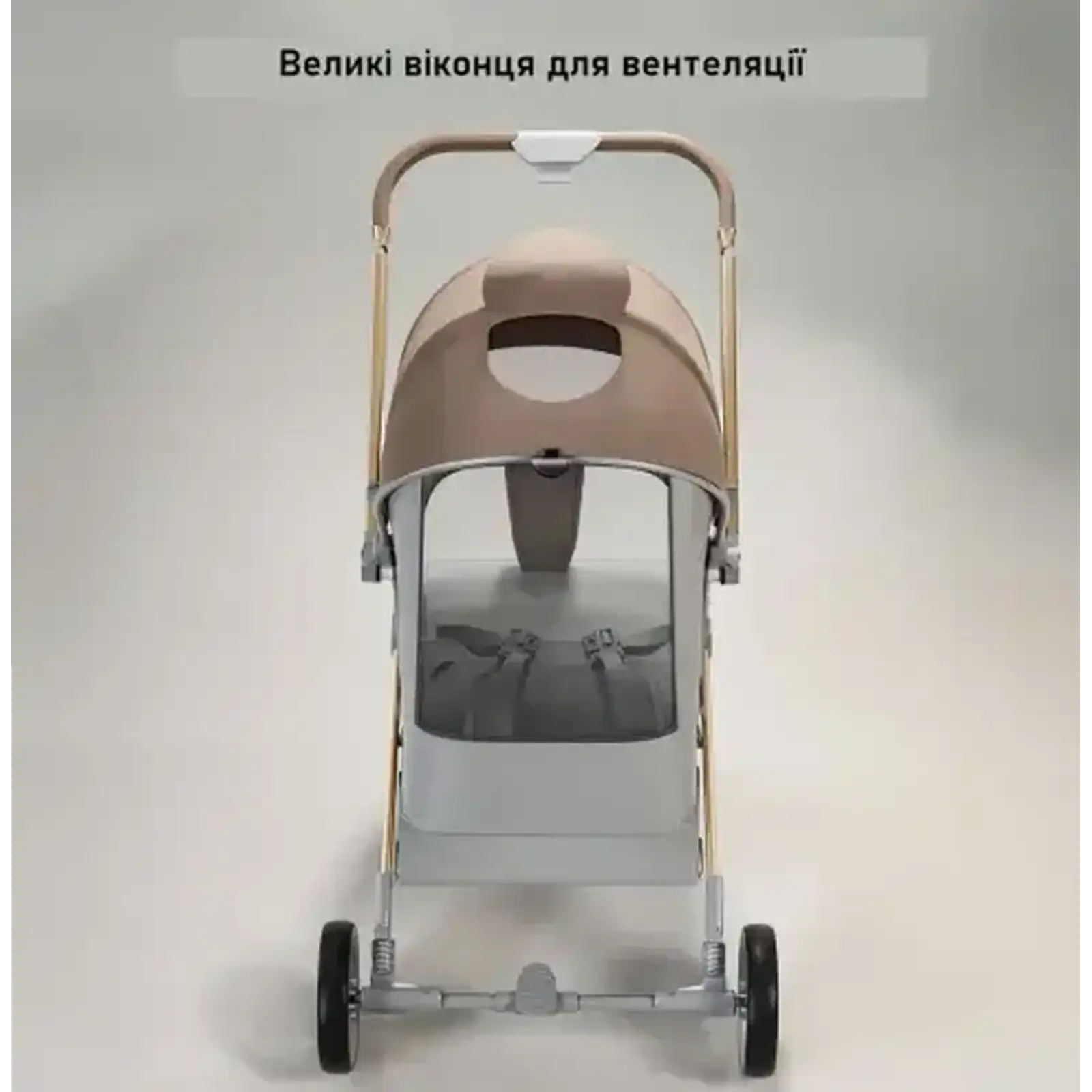 Прогулянкова коляска Kidilo X5E-C (khaki-beige color)