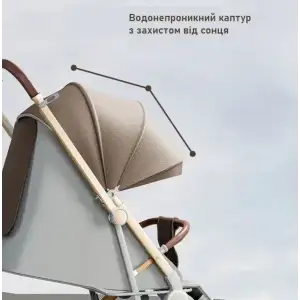 Прогулянкова коляска Kidilo X5E-C (khaki-beige color)