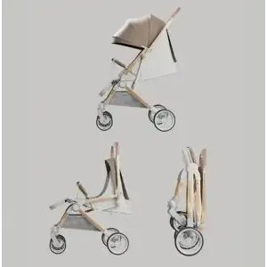 Прогулянкова коляска Kidilo X5E-C (khaki-beige color)