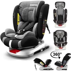 Автокрісло+база KIDILO ZB836 Grey (0-1-2-3)