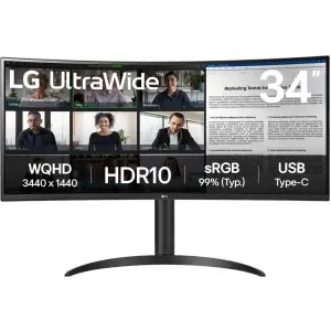 Монитор LG 34" 34WR55QK-B UA