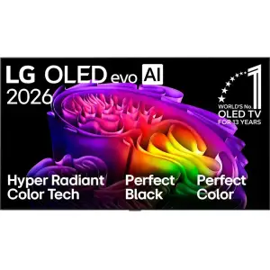 Телевізор 65" LG OLED 4K 120Hz (VRR 165Hz) Smart WebOS Black (OLED65G64LW) UA