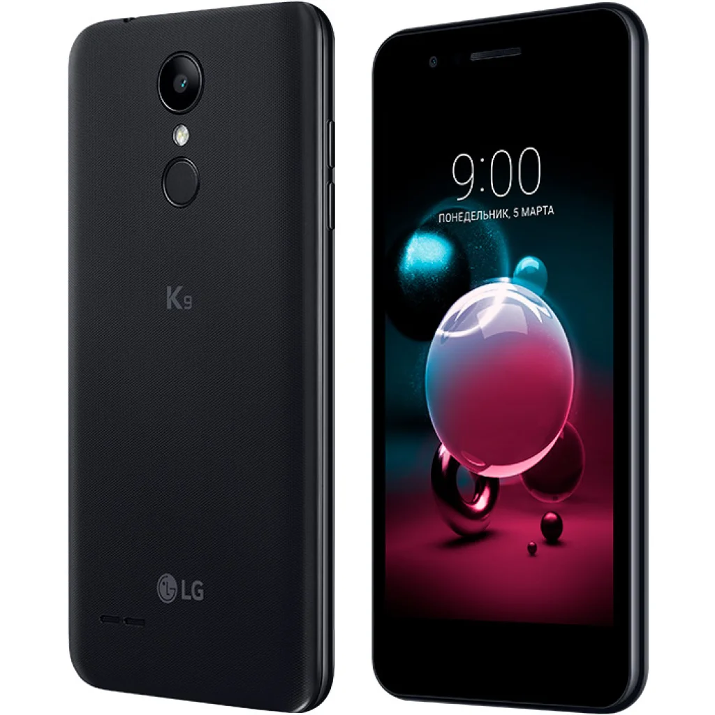 Смартфон LG K9 (LMX210NMW.ACISBK) Black UA