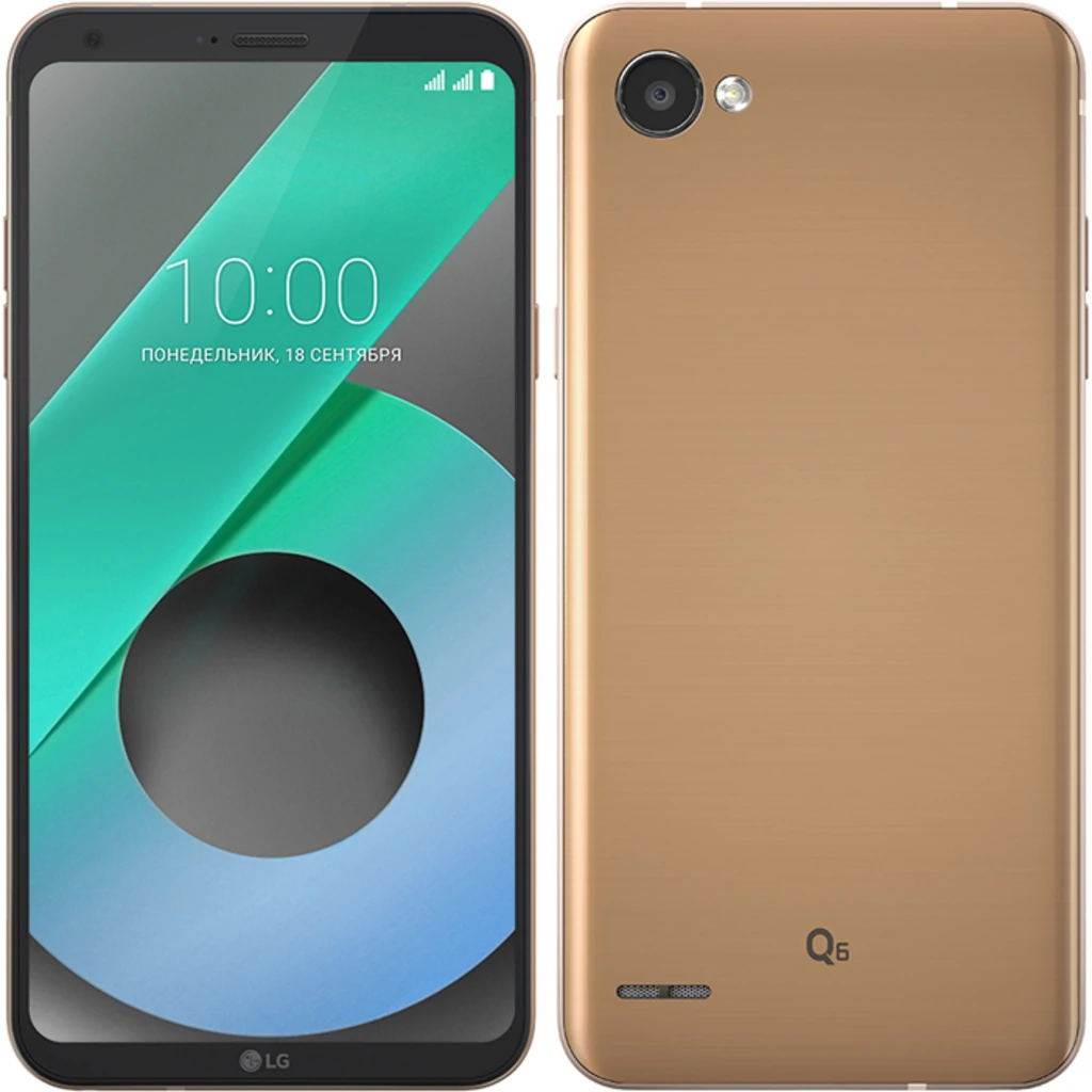 Смартфон LG Q6 Prime 3/32GB Gold (LGM700AN.ACISKG) UA