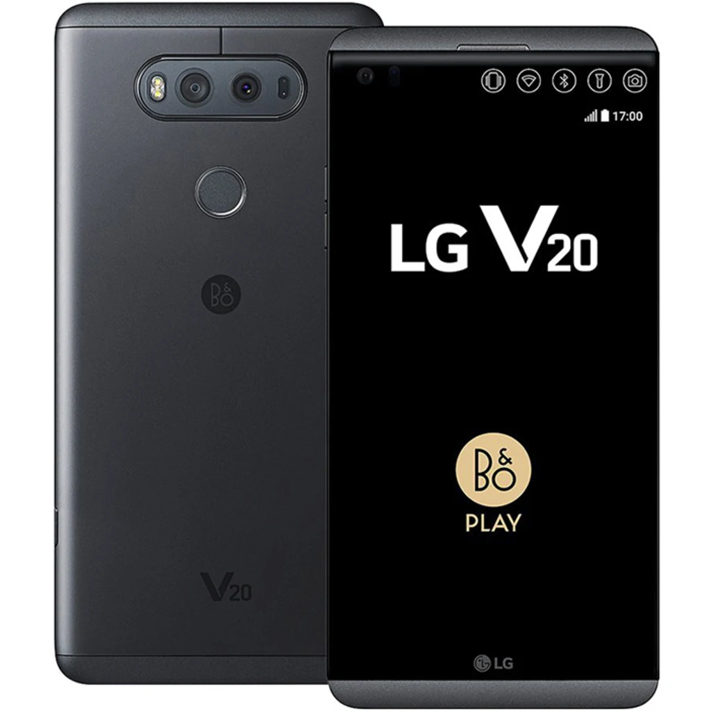 Смартфон LG H990 V20 Dual 64GB Black (навушники B & O Play)