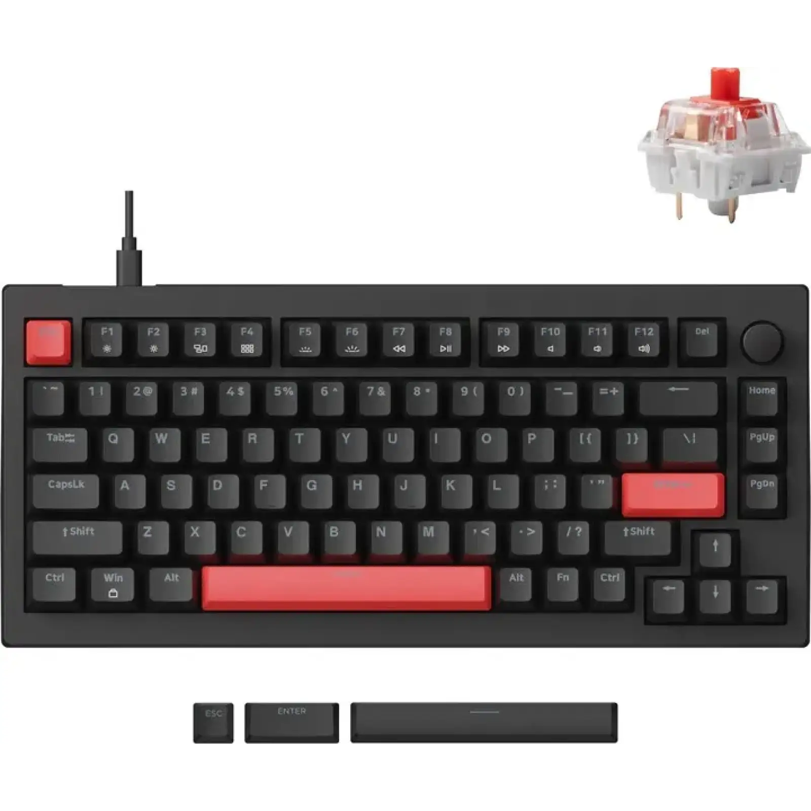 Клавиатура Lemokey X4 Keychron Red Black (X4-A1-UA) UA